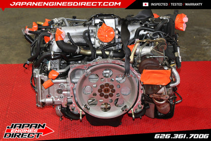 JDM SUBARU IMPREZA WRX TURBO MOTOR EJ205 2.0L ENGINE - 02 03 04 05 GENIUNE EJ20T