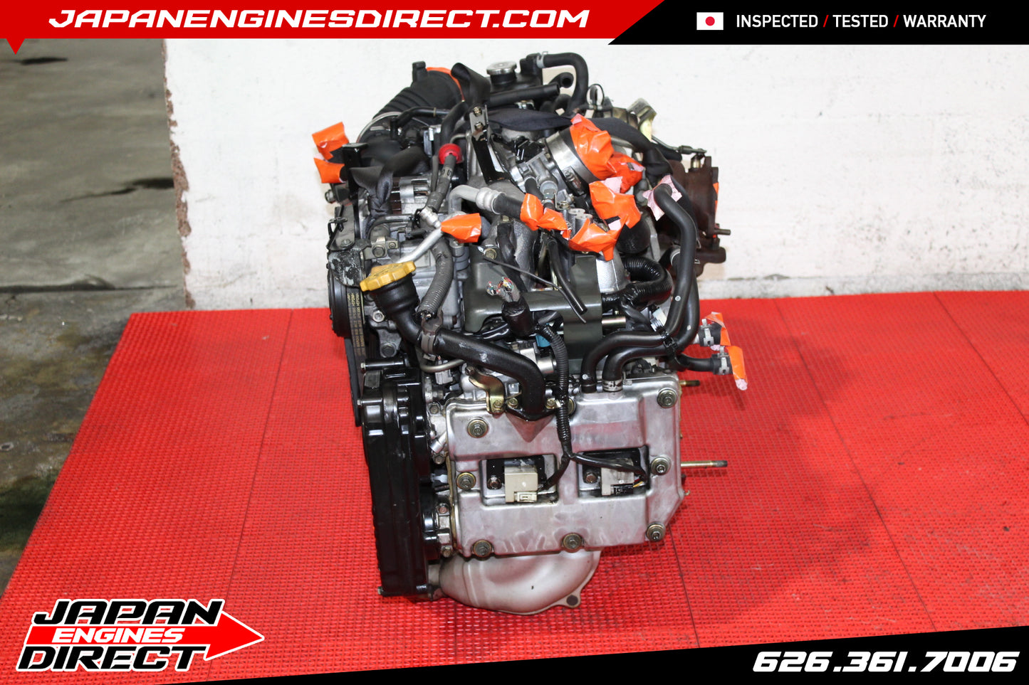 JDM SUBARU IMPREZA WRX TURBO MOTOR EJ205 2.0L ENGINE - 02 03 04 05 GENIUNE EJ20T