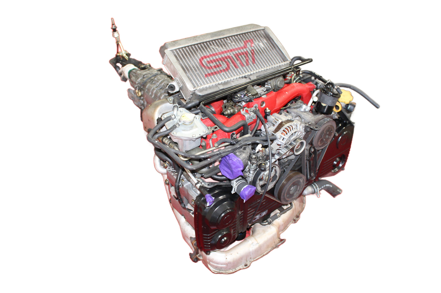 JDM Subaru EJ207 Version 8 STI Engine with 6-Speed DCCD AWD Transmission for 2004-2005 GDB WRX STI EJ257