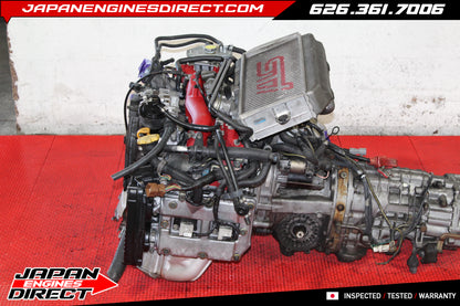 JDM Subaru EJ207 Version 8 STI Engine with 6-Speed DCCD AWD Transmission for 2004-2005 GDB WRX STI EJ257
