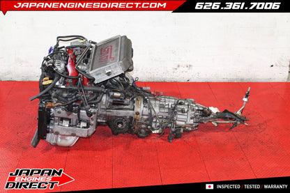 JDM Subaru EJ207 Version 8 STI Engine with 6-Speed DCCD AWD Transmission for 2004-2005 GDB WRX STI EJ257