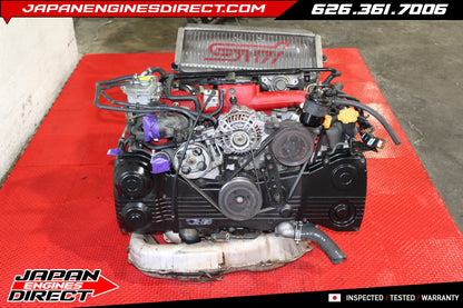 JDM Subaru EJ207 Version 8 STI Engine with 6-Speed DCCD AWD Transmission for 2004-2005 GDB WRX STI EJ257
