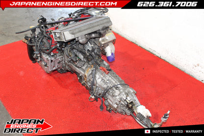 JDM Subaru EJ207 Version 8 STI Engine with 6-Speed DCCD AWD Transmission for 2004-2005 GDB WRX STI EJ257