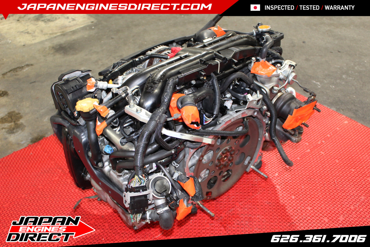 JDM 2006-2014 SUBARU WRX EJ20X 2.0L MOTOR TURBO ENGINE EJ255 REPLACEMENT