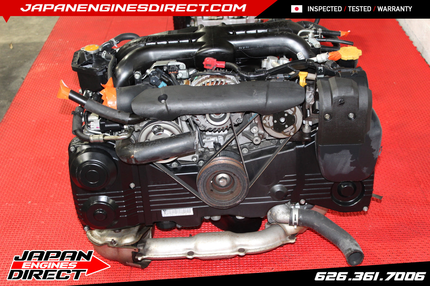 JDM 2006-2014 SUBARU WRX EJ20X 2.0L MOTOR TURBO ENGINE EJ255 REPLACEMENT