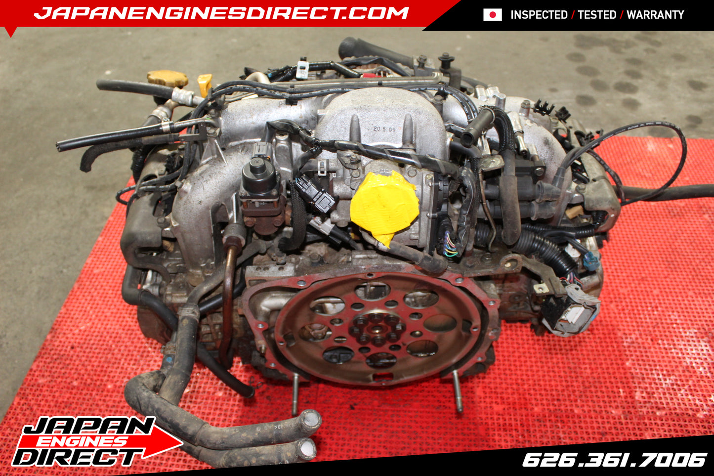 JDM SUBARU IMPREZA EJ25 2.5L SOHC AVLS ENGINE MOTOR 2006-2010 EJ253