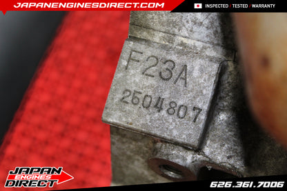 JDM USED HONDA ACCORD 1998-2002 MOTOR 2.3L F23A VTEC ENGINE SOHC JAPAN IMPORTED ULEV