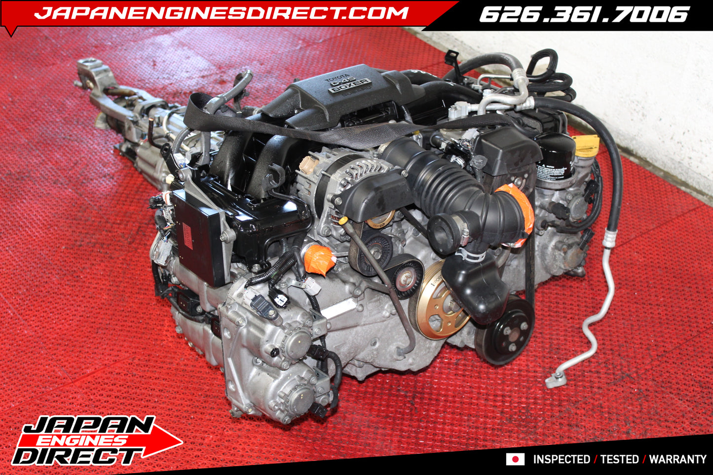 JDM Subaru BRZ / Scion FR-S FA20 2.0L Engine with 6-Speed Manual Transmission (2013–2016) – 36K Miles