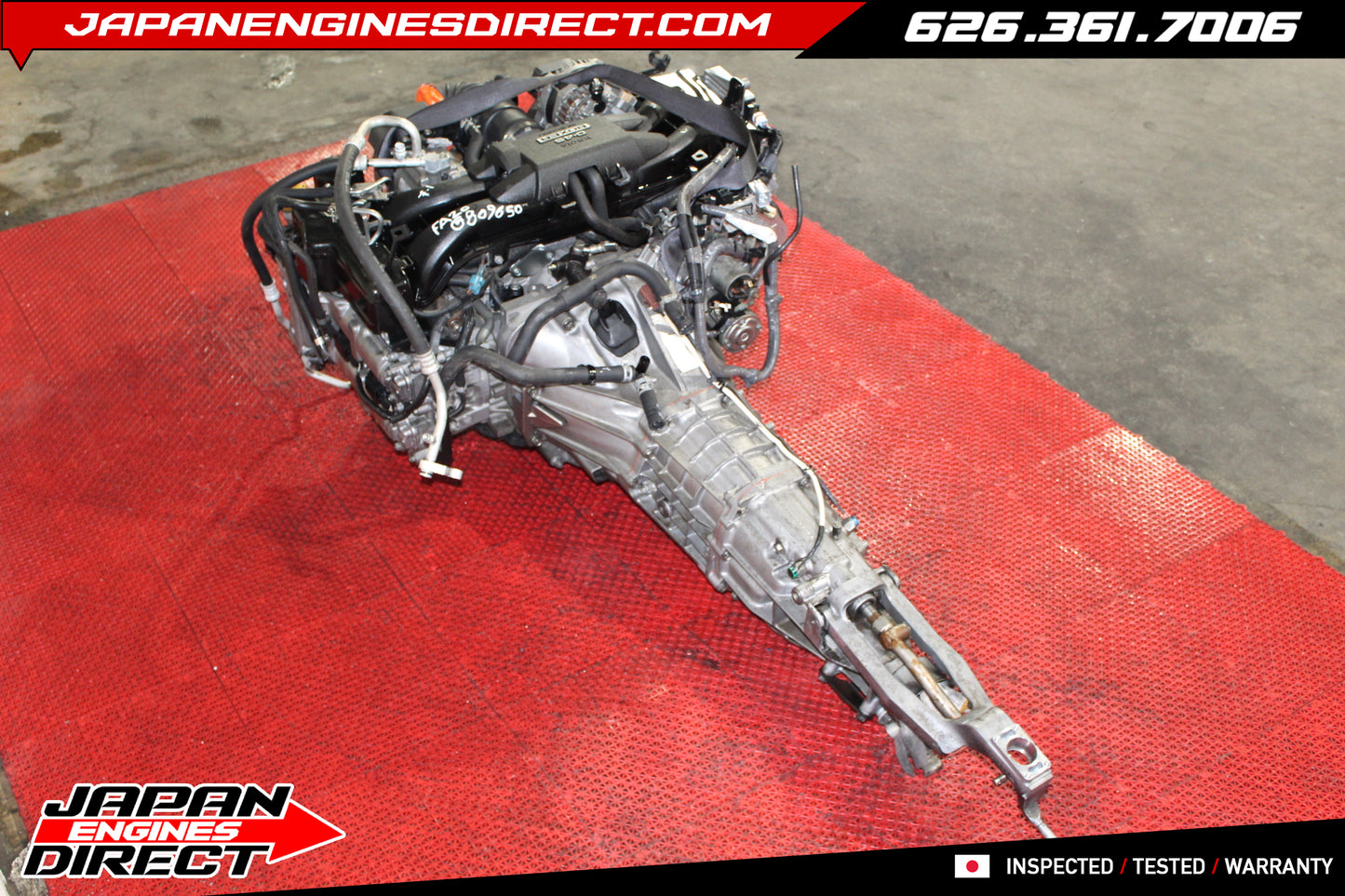 JDM Subaru BRZ / Scion FR-S FA20 2.0L Engine with 6-Speed Manual Transmission (2013–2016) – 36K Miles