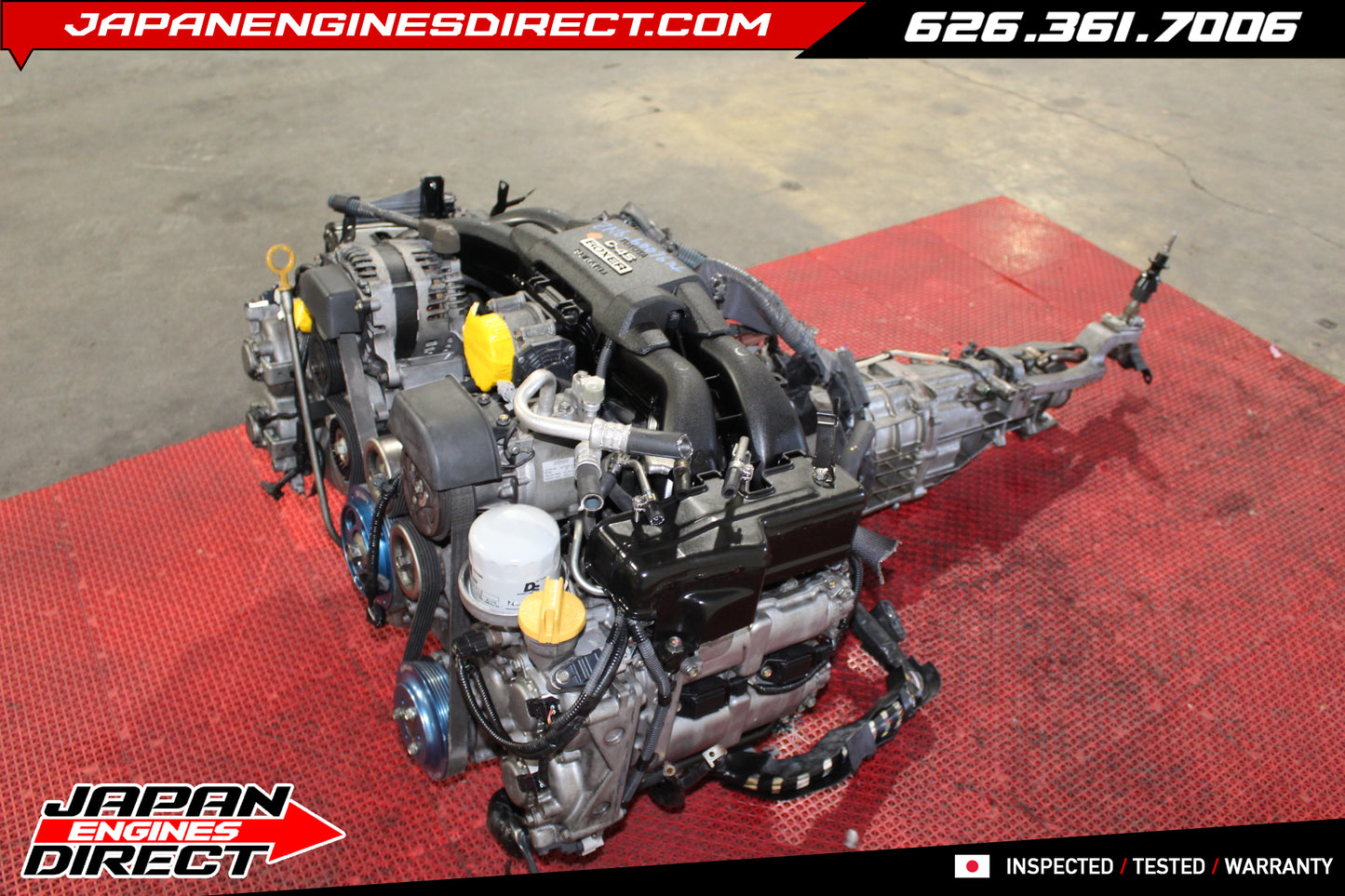 2013-2016 Subaru BRZ / Scion FR-S 2.0L FA20 JDM Engine Motor 6-Speed Manual