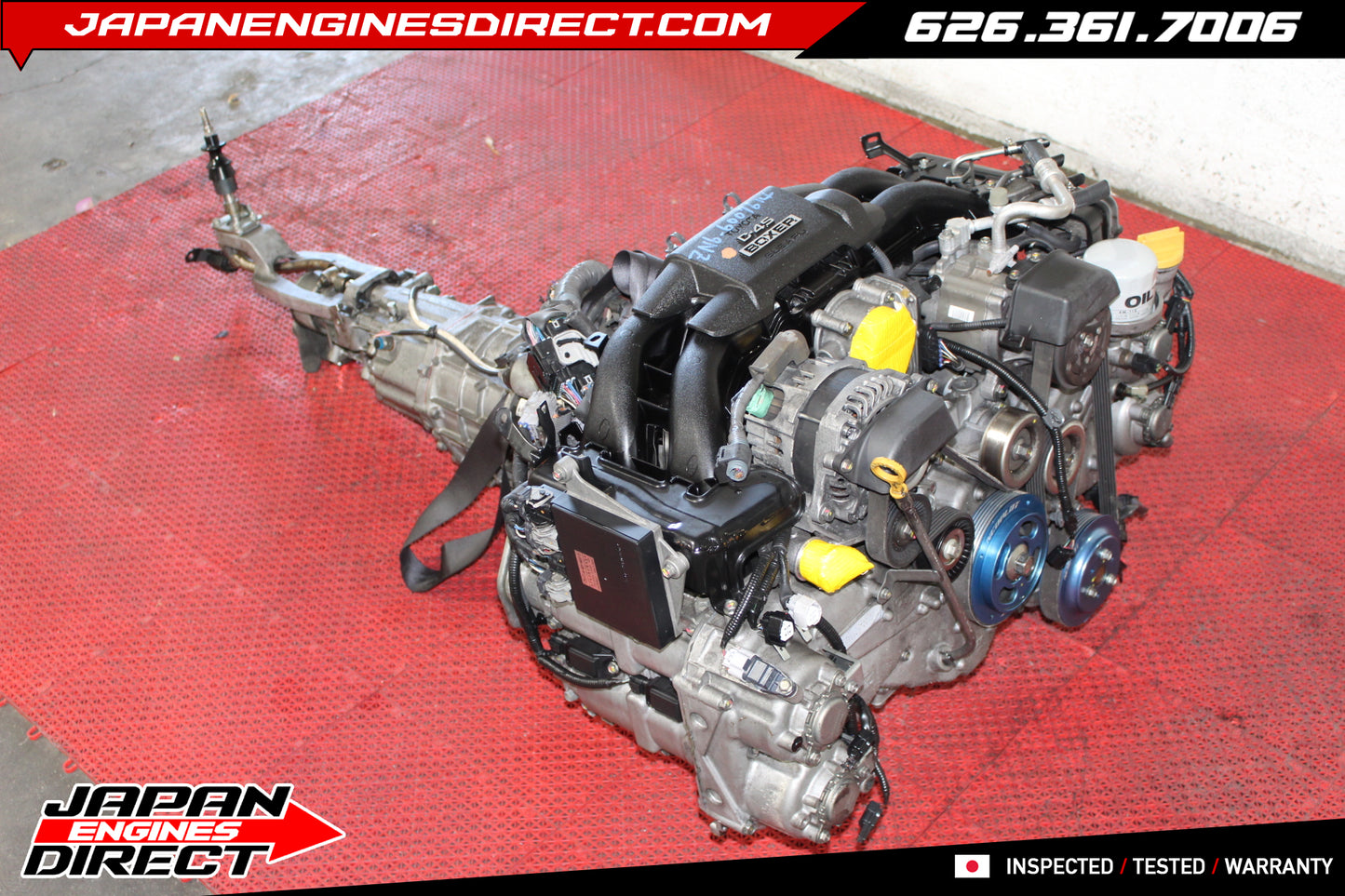2013-2016 Subaru BRZ / Scion FR-S 2.0L FA20 JDM Engine Motor 6-Speed Manual