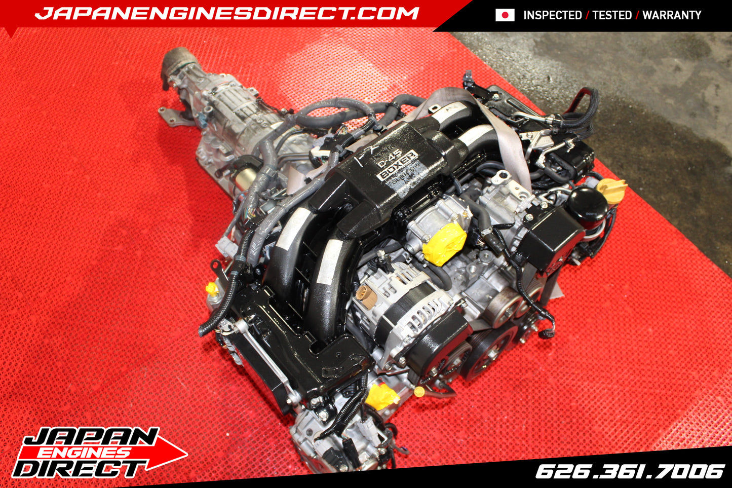 JDM 13 14 15 16 SUBARU BRZ 2.0L MOTOR FA20 ENGINE W/ AUTO TRANS ZC6 H4 LOW MILES