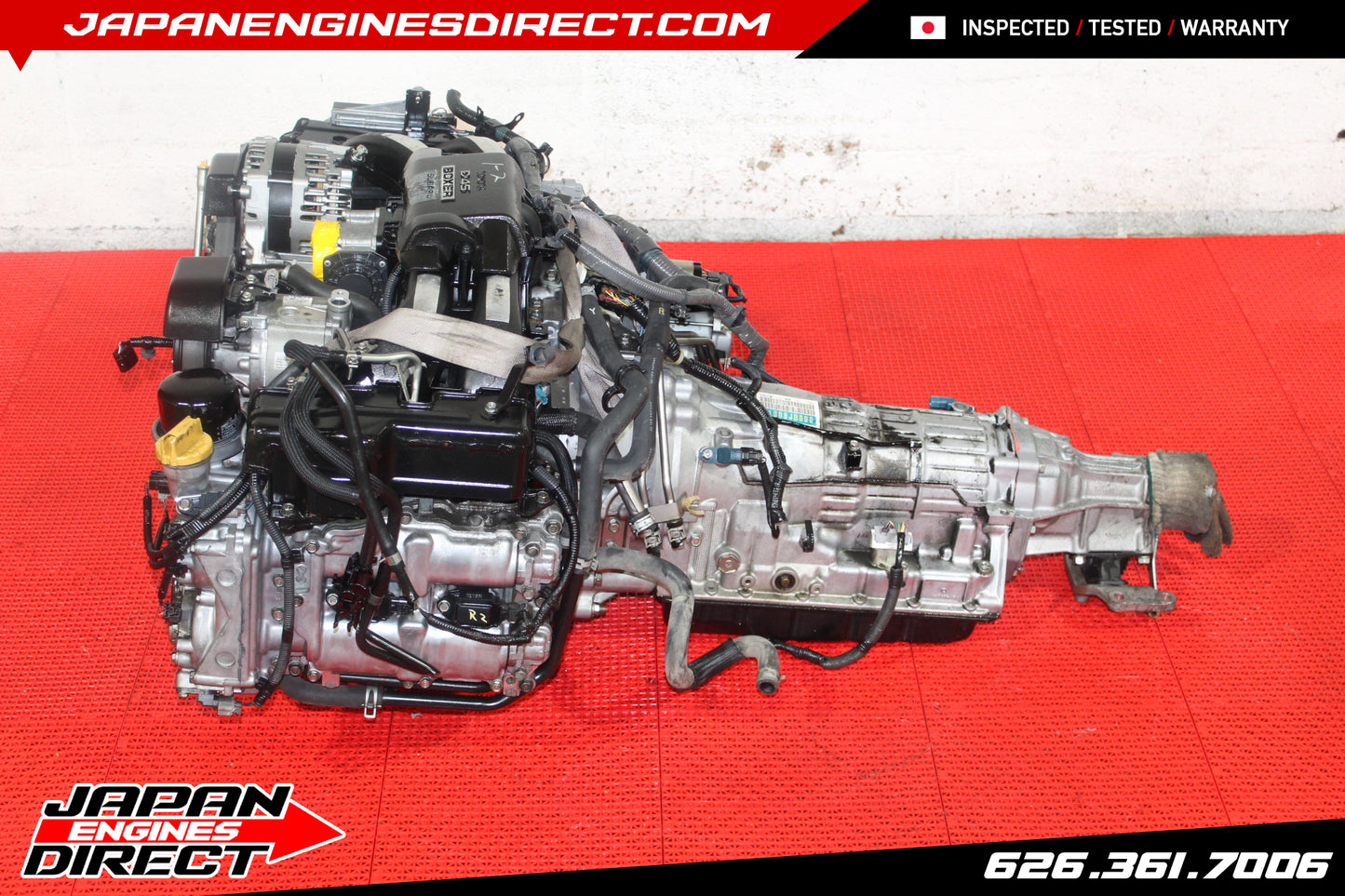 JDM 13 14 15 16 SUBARU BRZ 2.0L MOTOR FA20 ENGINE W/ AUTO TRANS ZC6 H4 LOW MILES