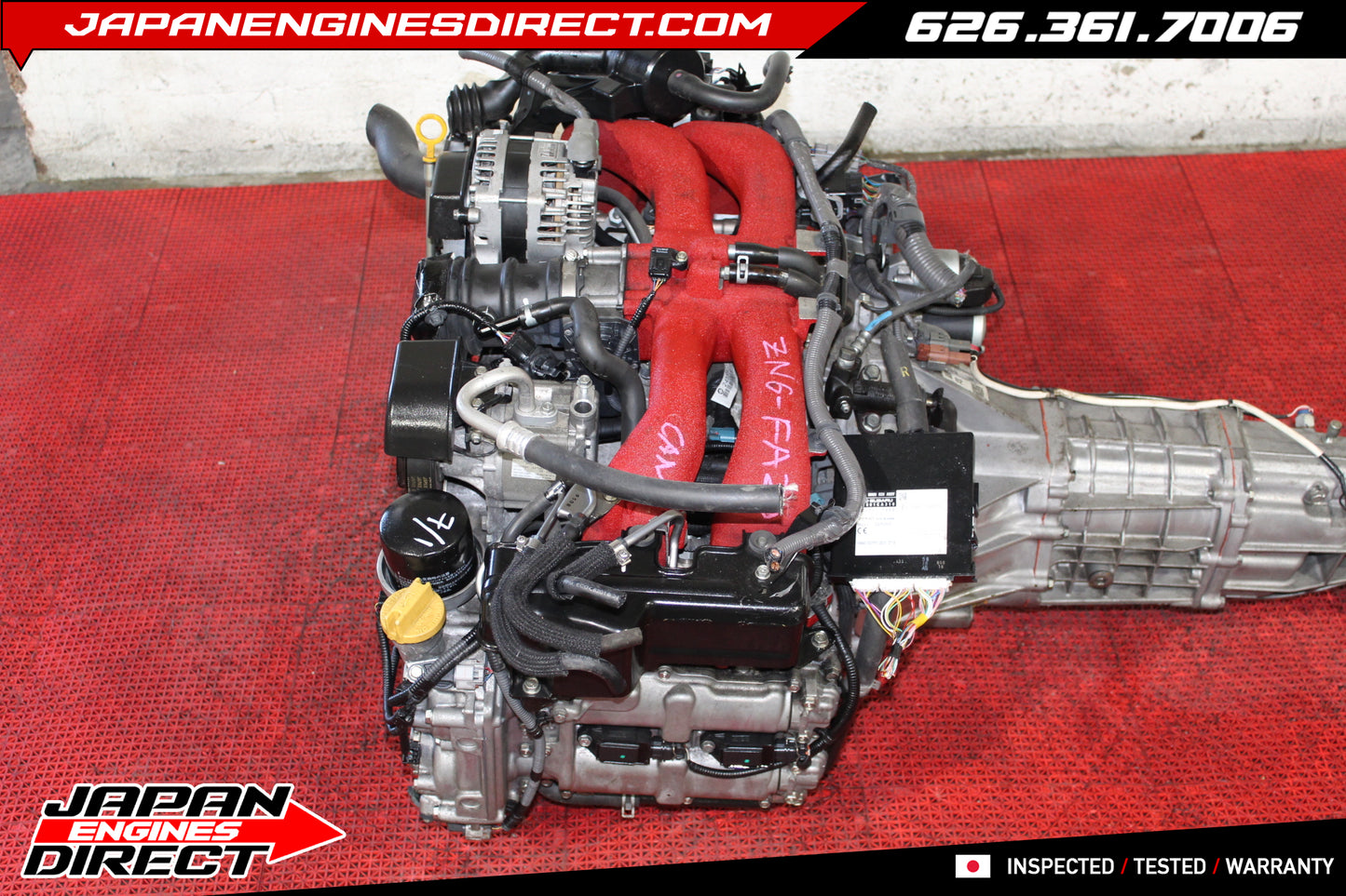 JDM Subaru BRZ FA20 2.0L Boxer Engine with 6-Speed Manual Transmission (2017–2020)
