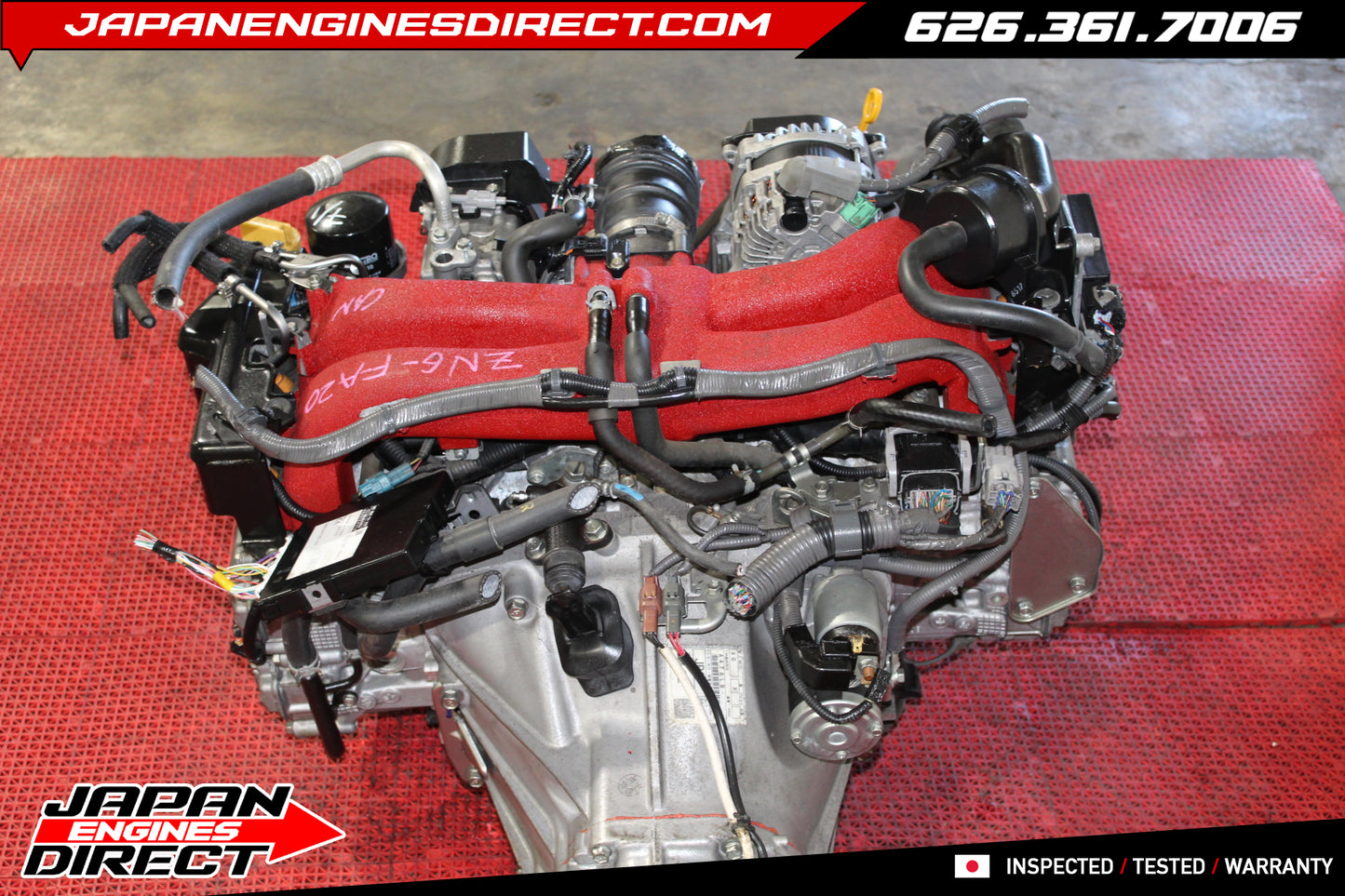 JDM Subaru BRZ FA20 2.0L Boxer Engine with 6-Speed Manual Transmission (2017–2020)
