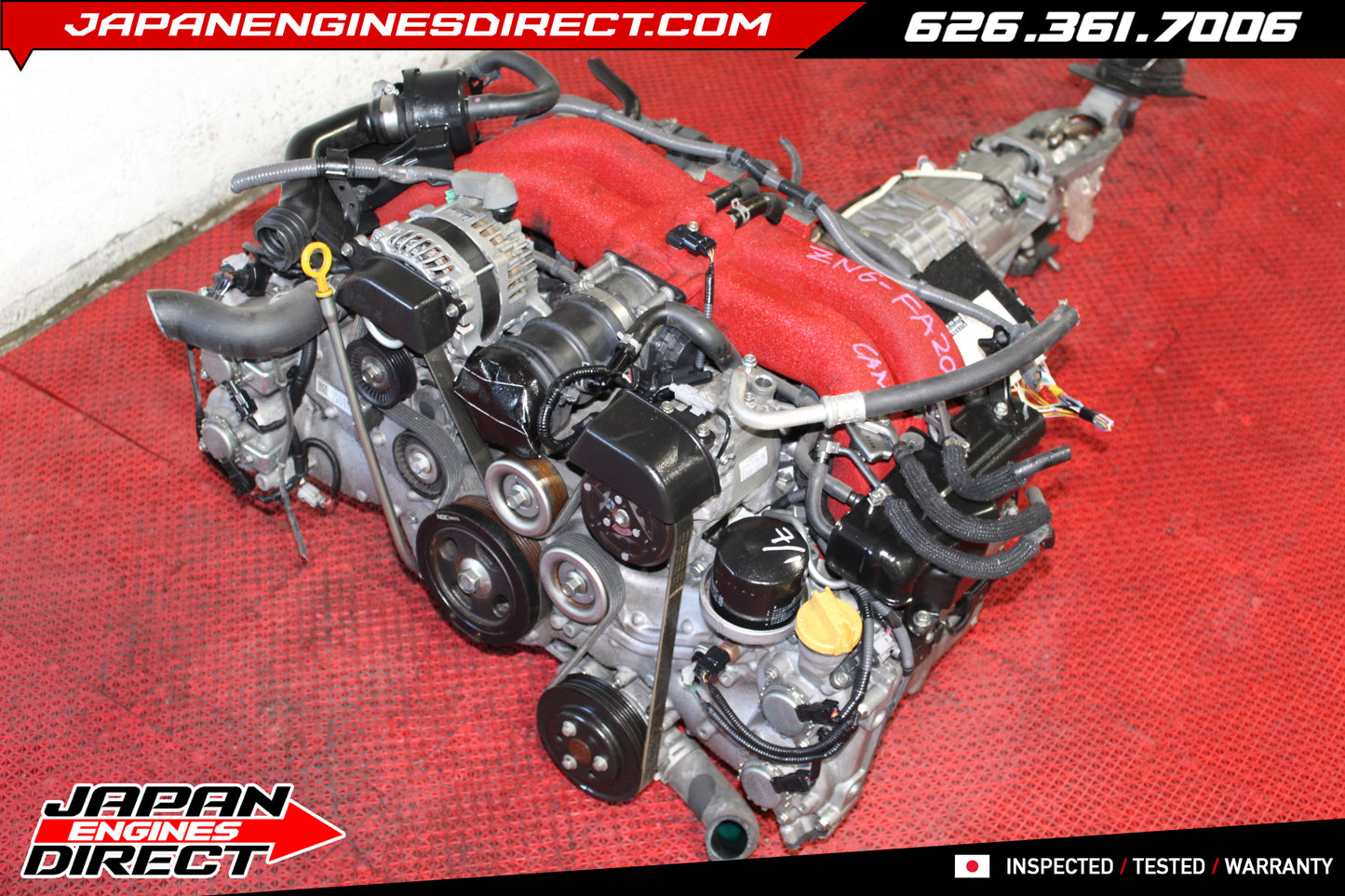 JDM Subaru BRZ FA20 2.0L Boxer Engine with 6-Speed Manual Transmission (2017–2020)
