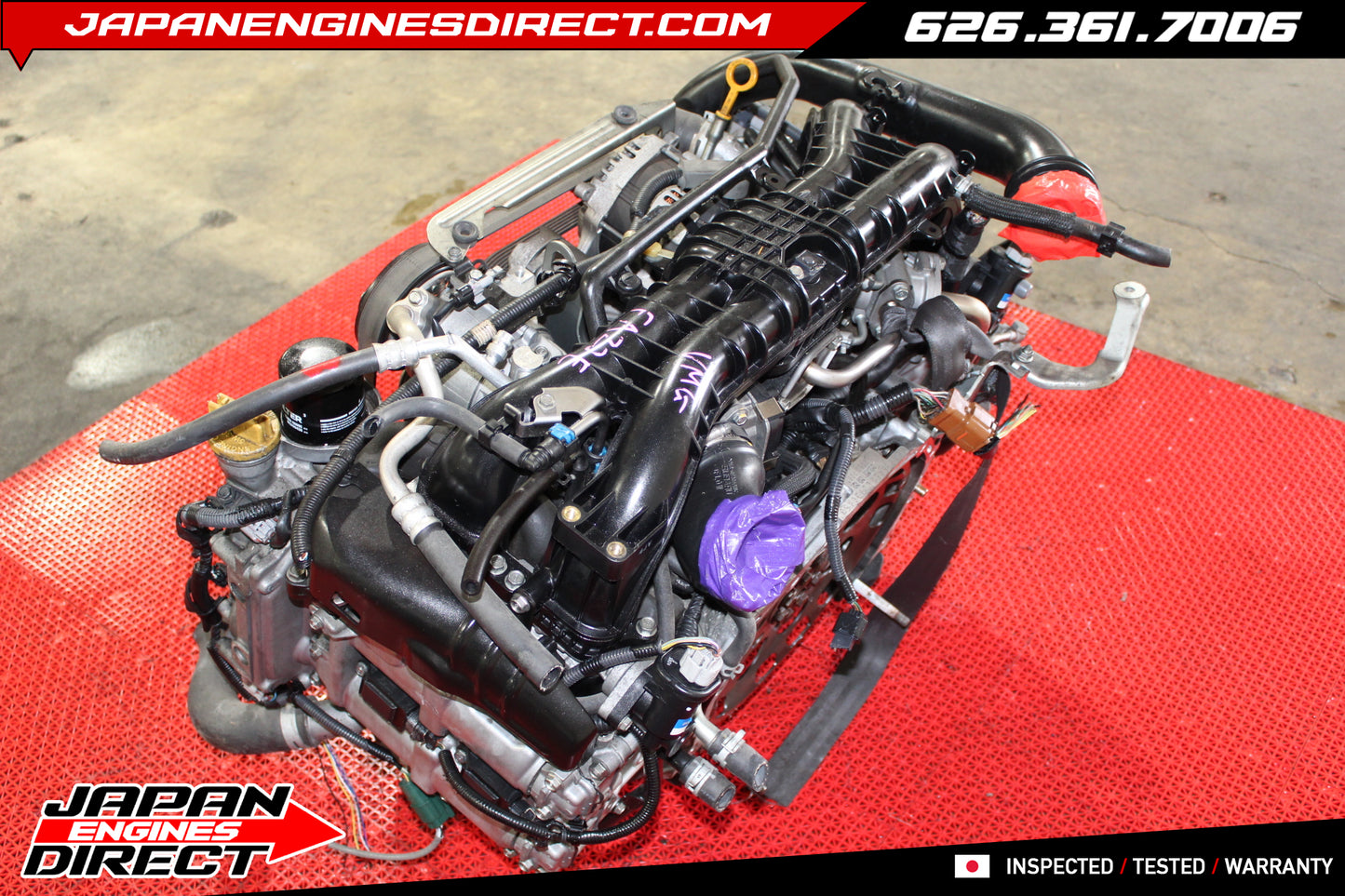 JDM Subaru WRX FA20DIT 2.0L Turbo Engine 2015-2021 DOHC FA20T Low Mileage Motor