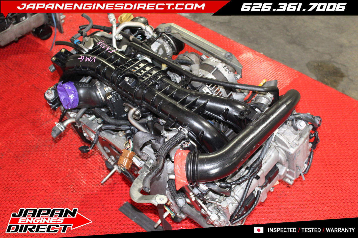 JDM Subaru WRX FA20DIT 2.0L Turbo Engine 2015-2021 DOHC FA20T Low Mileage Motor