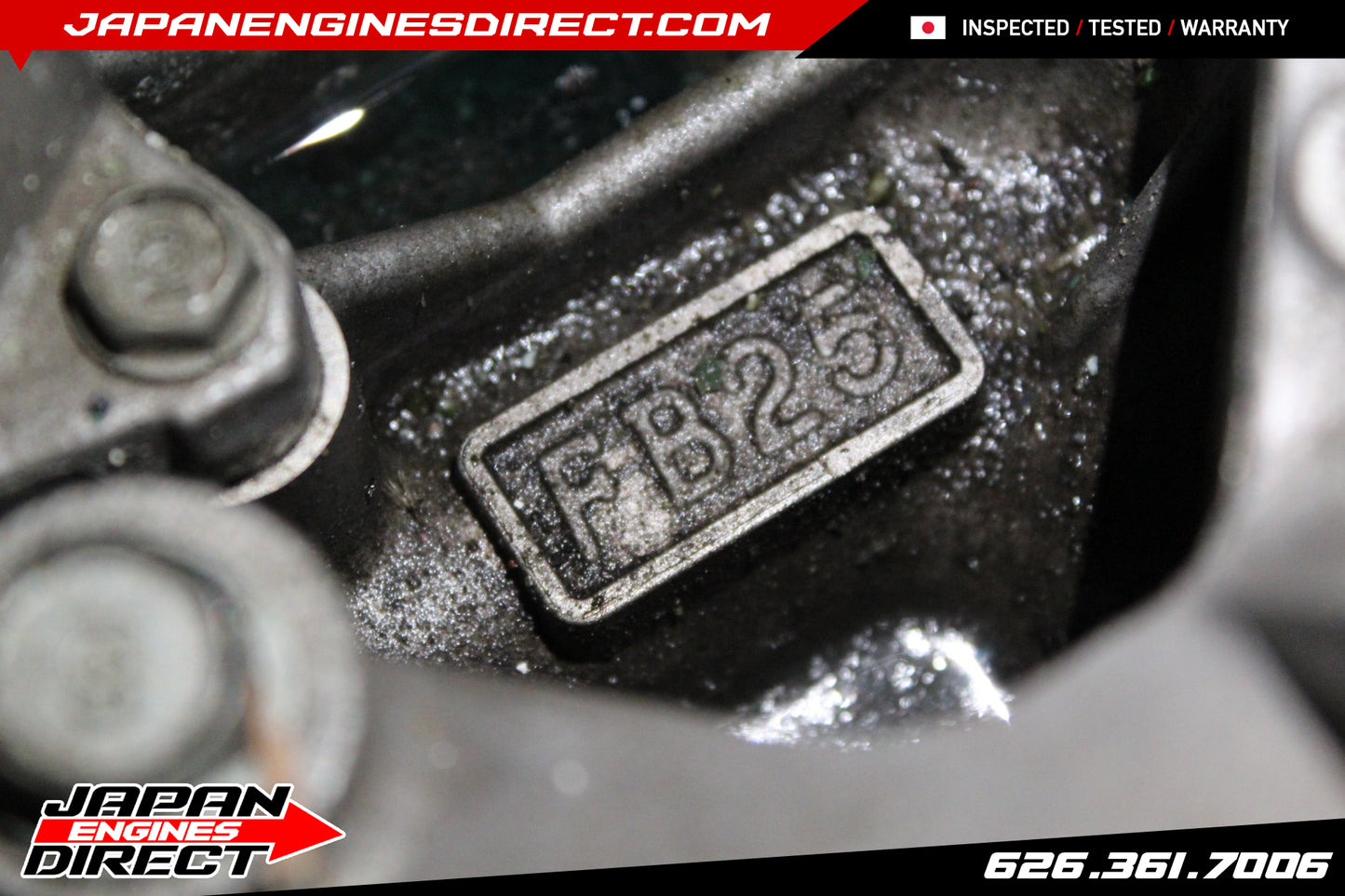 JDM Subaru FB25 2.5L Engine | Legacy 2013-2016 | Outback 2013-2016 | Forester 2011-2016 - Japan Imported