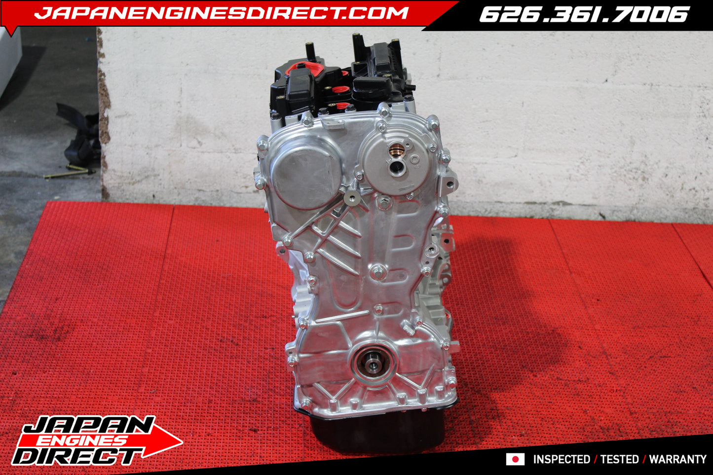 G4KJ 2.4L Gen 2 Long Block Engine Assembly for Hyundai Tucson & Kia K5 2016-2023 OEM Replacement
