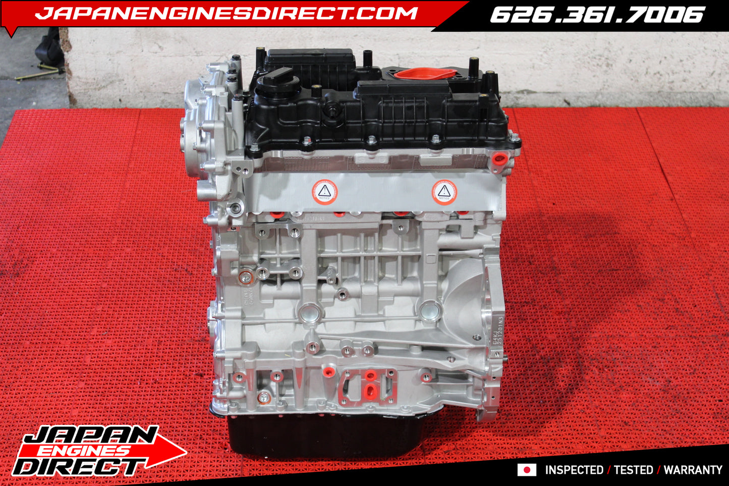 G4KJ 2.4L Gen 2 Long Block Engine Assembly for Hyundai Tucson & Kia K5 2016-2023 OEM Replacement