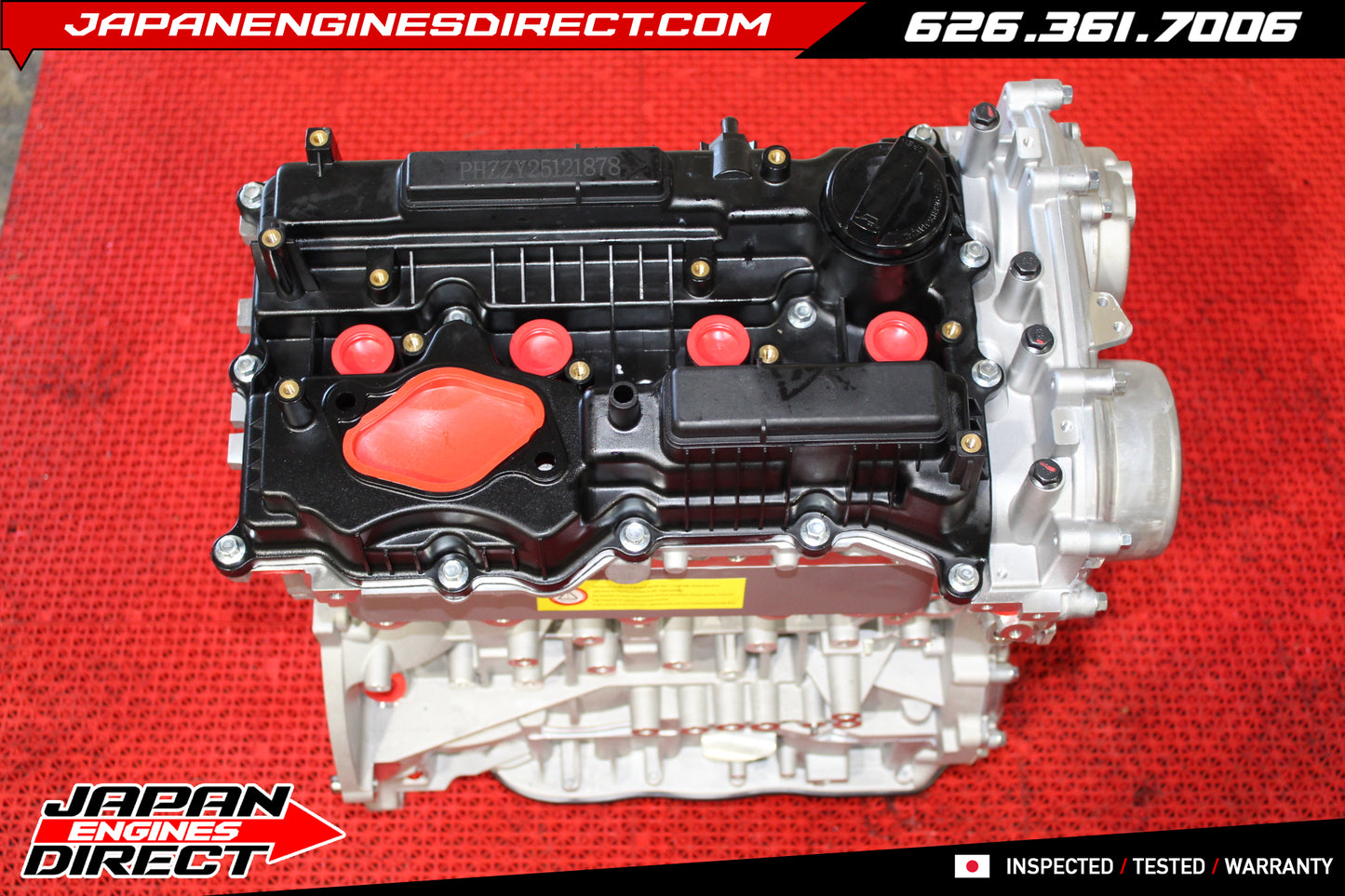 G4KJ 2.4L Gen 2 Long Block Engine Assembly for Hyundai Tucson & Kia K5 2016-2023 OEM Replacement