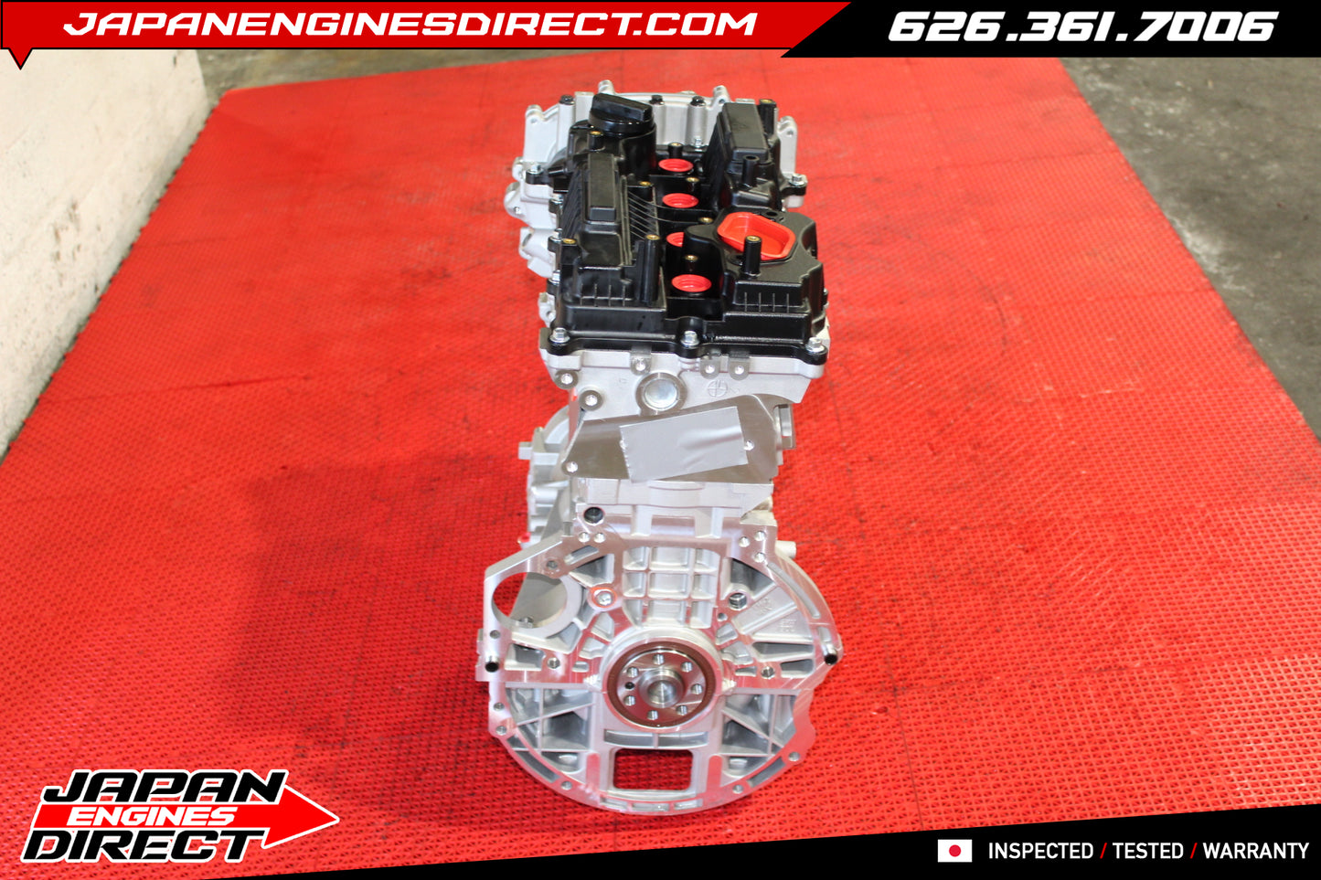 G4KJ 2.4L Gen 2 Long Block Engine Assembly for Hyundai Tucson & Kia K5 2016-2023 OEM Replacement
