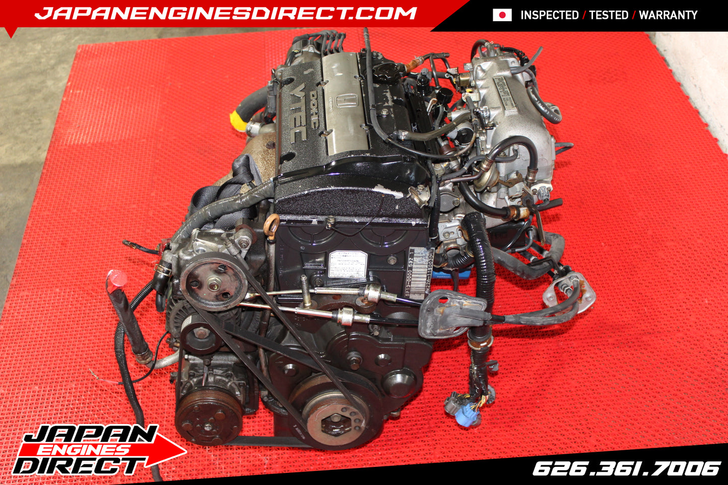 JDM H22A DOHC VTEC 2.2L MOTOR W/ 5SPD LSD TRANS PRELUDE BB1 92-96 OBD1 ENGINE