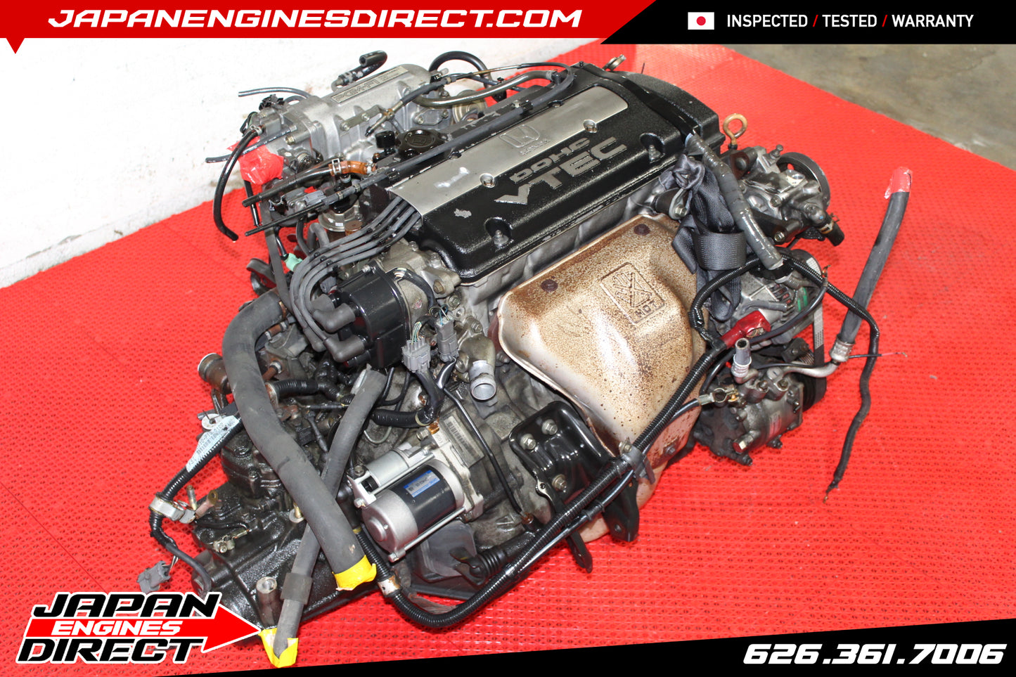 JDM H22A DOHC VTEC 2.2L MOTOR W/ 5SPD LSD TRANS PRELUDE BB1 92-96 OBD1 ENGINE
