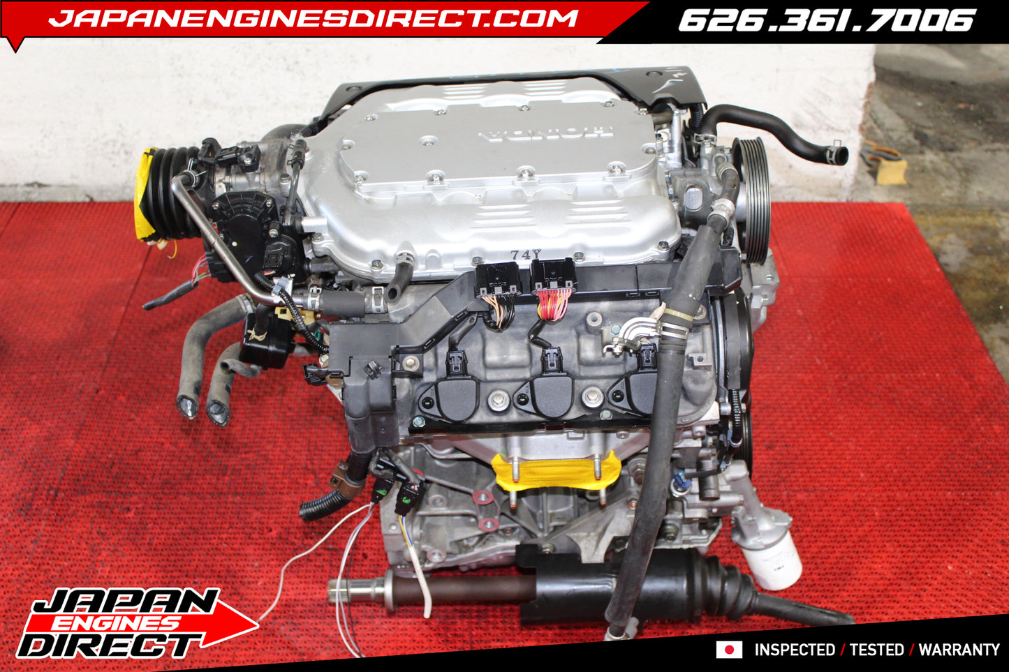 JDM Honda Pilot 2009–2015 J35Z4 VCM 3.5L V6 Engine Motor – OEM Low Mileage 38K Miles