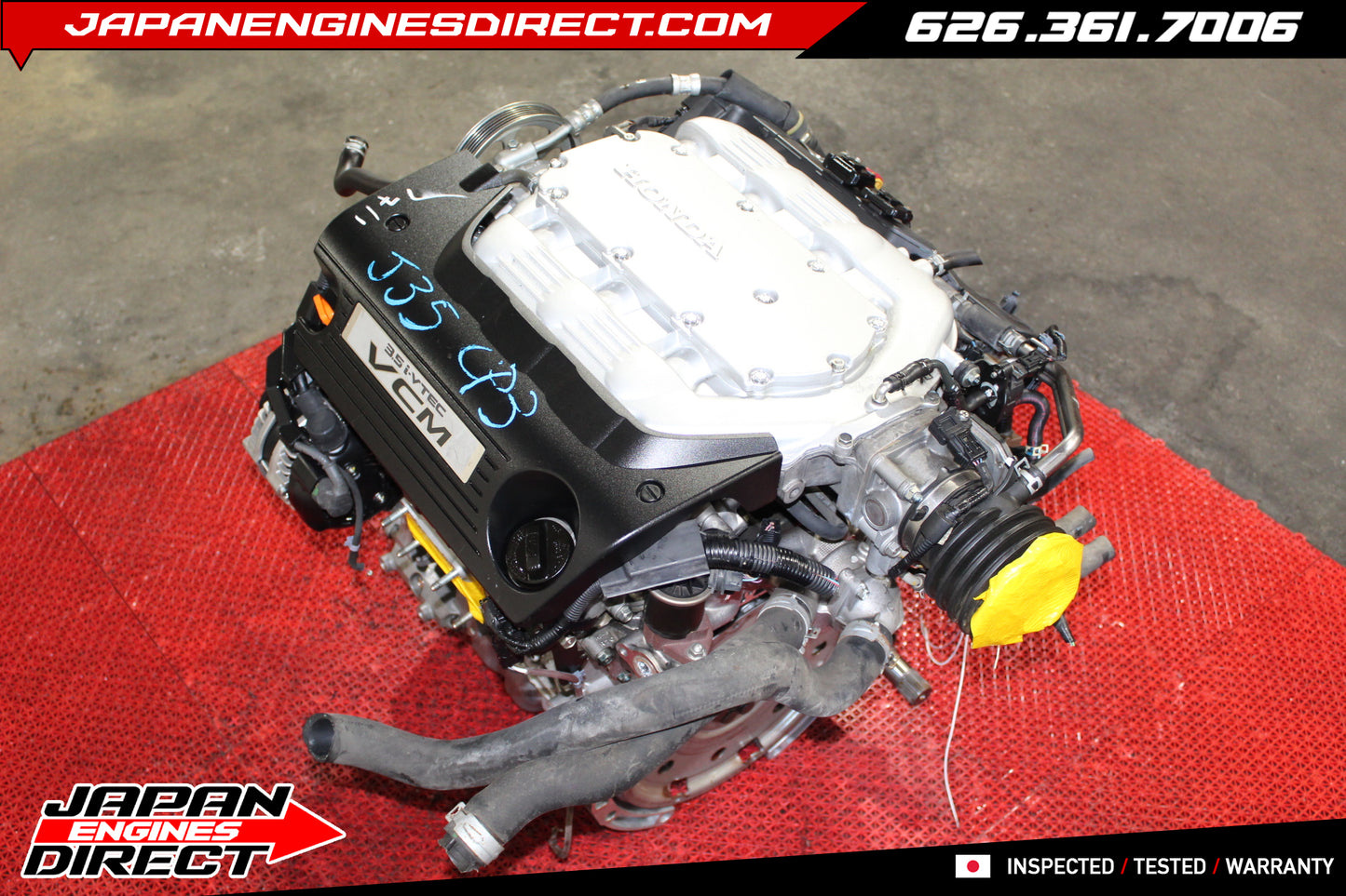JDM Honda Pilot 2009–2015 J35Z4 VCM 3.5L V6 Engine Motor – OEM Low Mileage 38K Miles