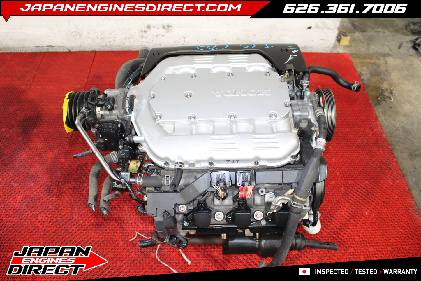 JDM Honda Pilot 2009–2015 J35Z4 VCM 3.5L V6 Engine Motor – OEM Low Mileage 38K Miles