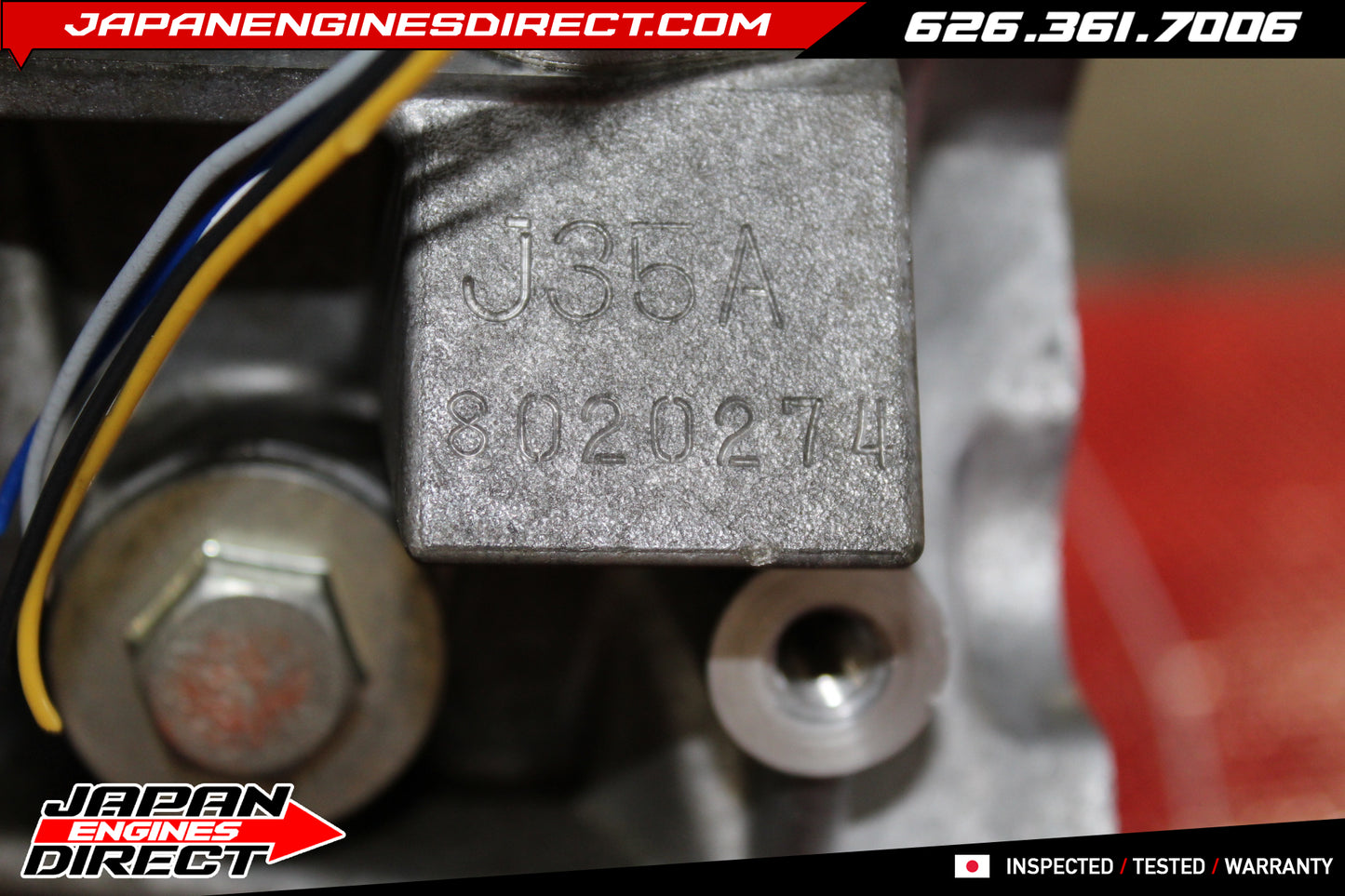 JDM Honda Pilot 2009–2015 J35Z4 VCM 3.5L V6 Engine Motor – OEM Low Mileage 38K Miles