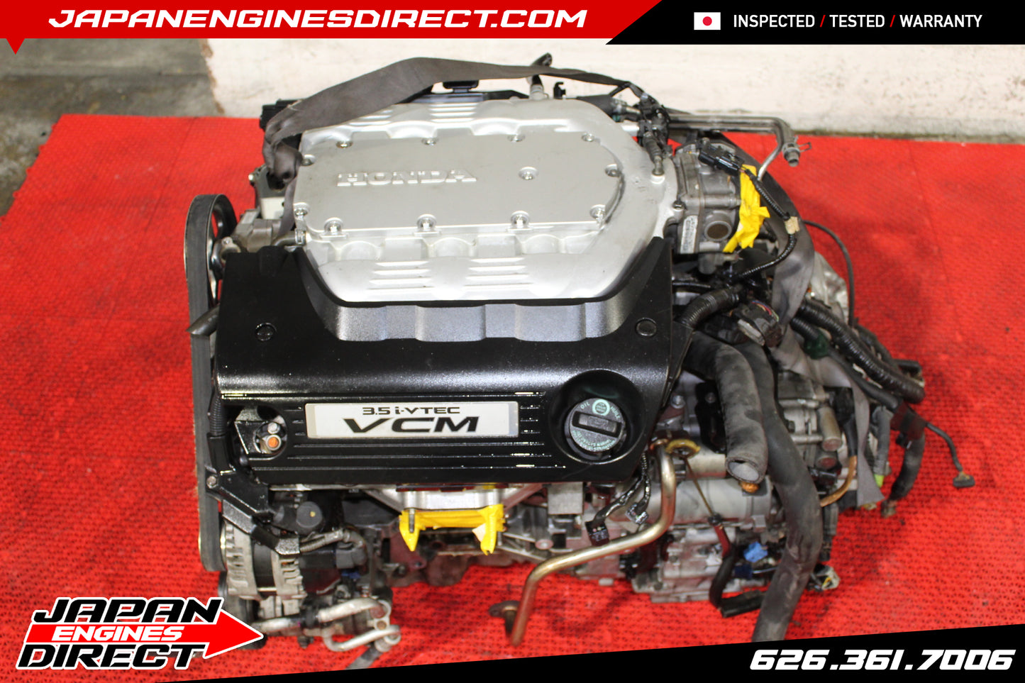 USED JDM 2008-2012 HONDA ACCORD ENGINE J35 3.5L MOTOR J35Z2 VCM LATE MODEL