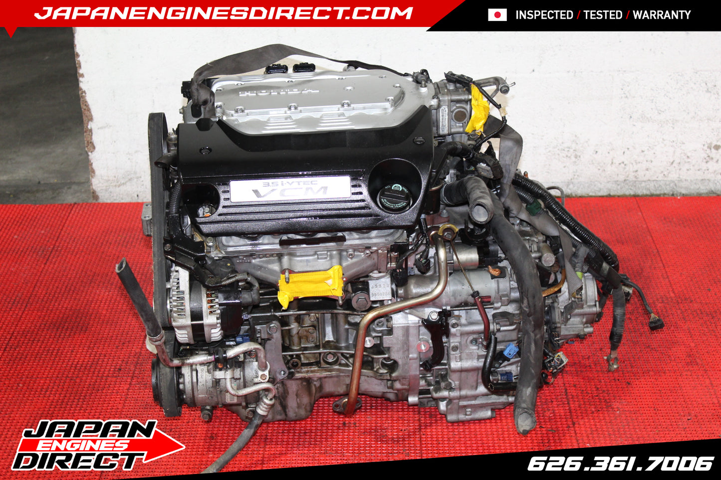 USED JDM 2008-2012 HONDA ACCORD ENGINE J35 3.5L MOTOR J35Z2 VCM LATE MODEL