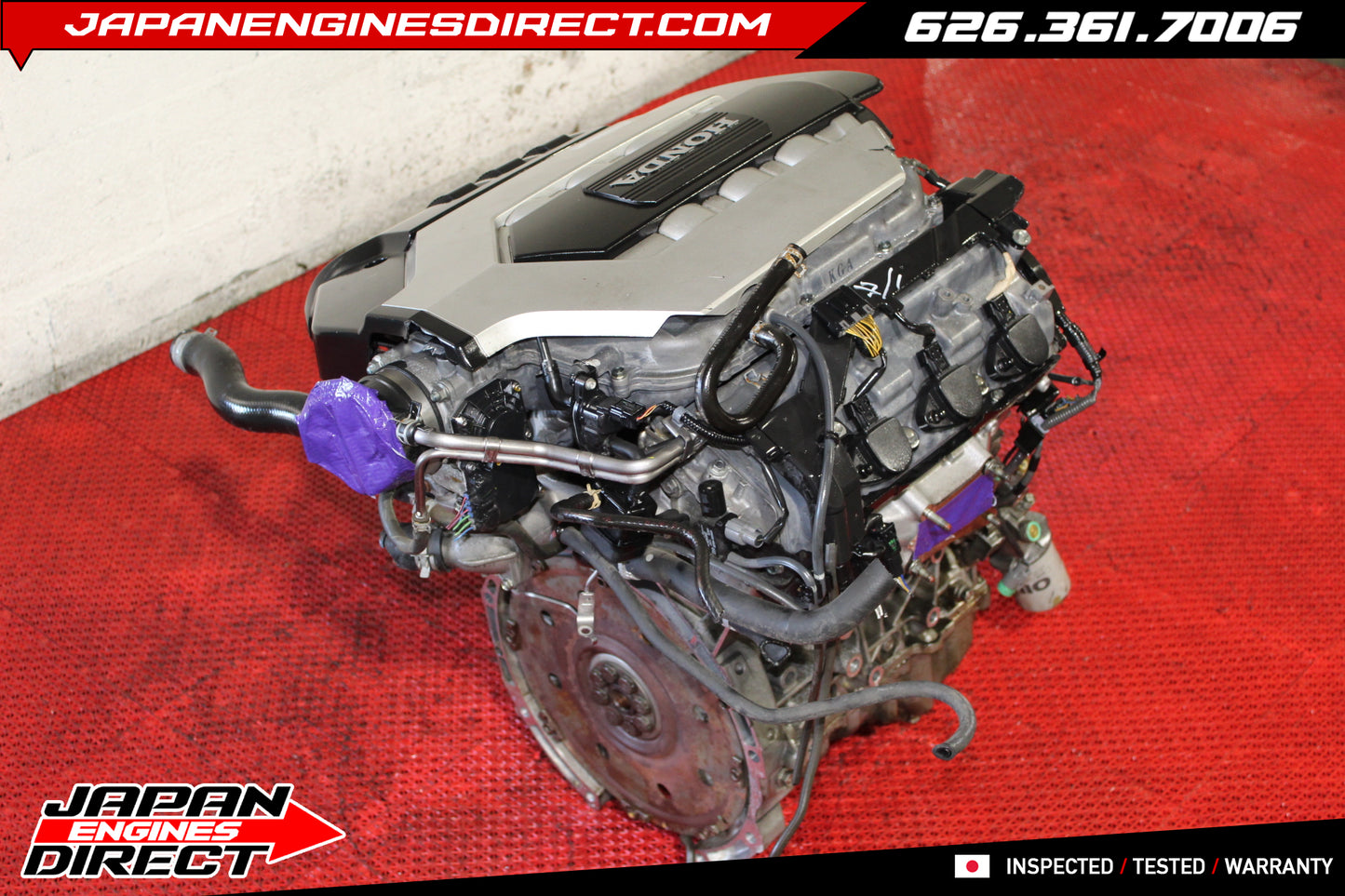 2009–2012 Acura RL SH-AWD Engine 3.7L V6 J37A Motor – Low Miles JDM Japan Import