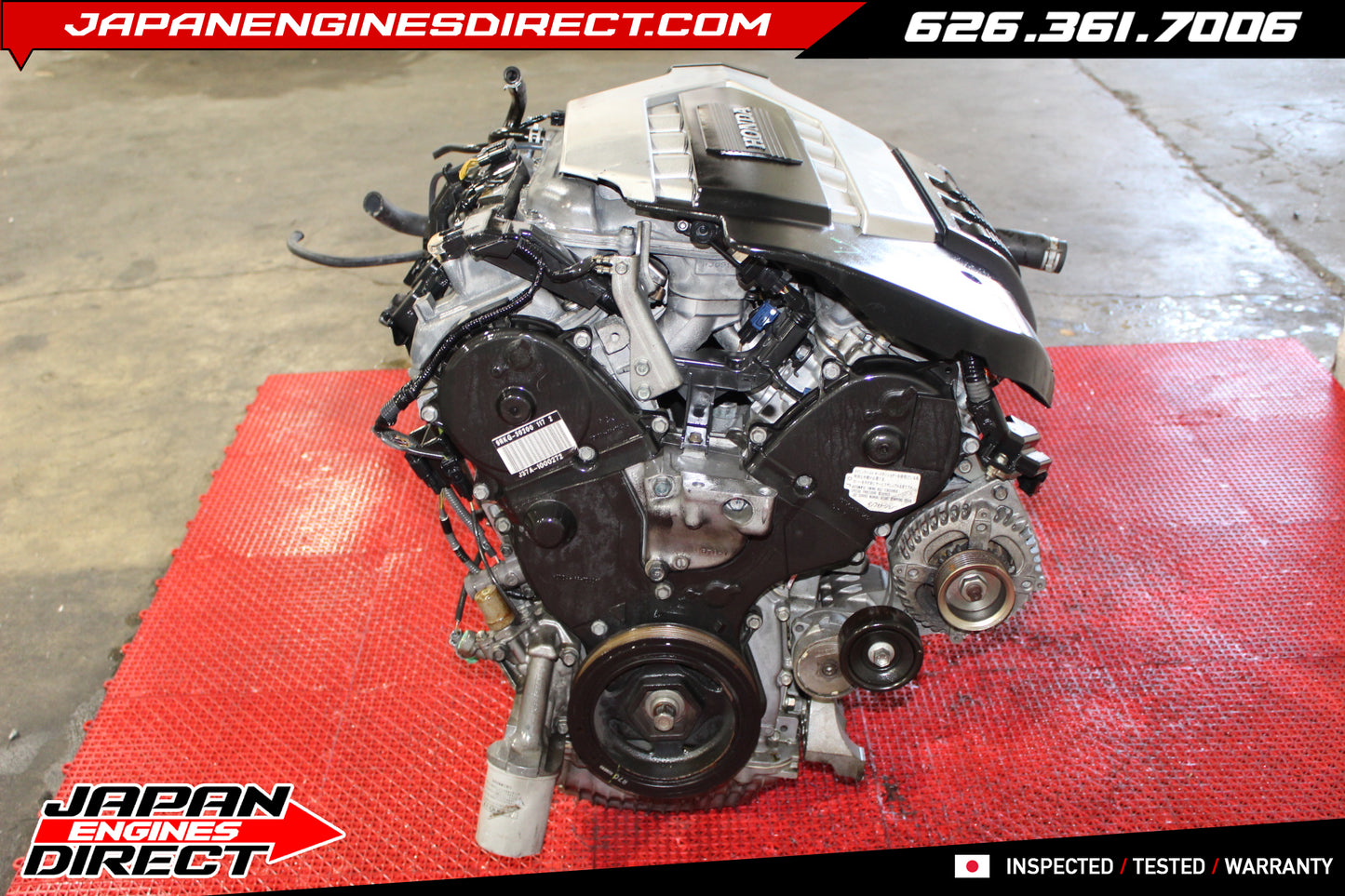 2009–2012 Acura RL SH-AWD Engine 3.7L V6 J37A Motor – Low Miles JDM Japan Import