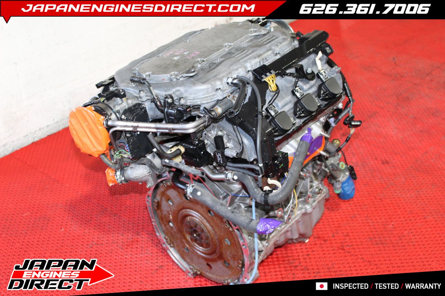 JDM 2009-2012 Acura RL 3.7L SOHC VTEC J37A Long Block Engine – J37A2 Motor Replacement