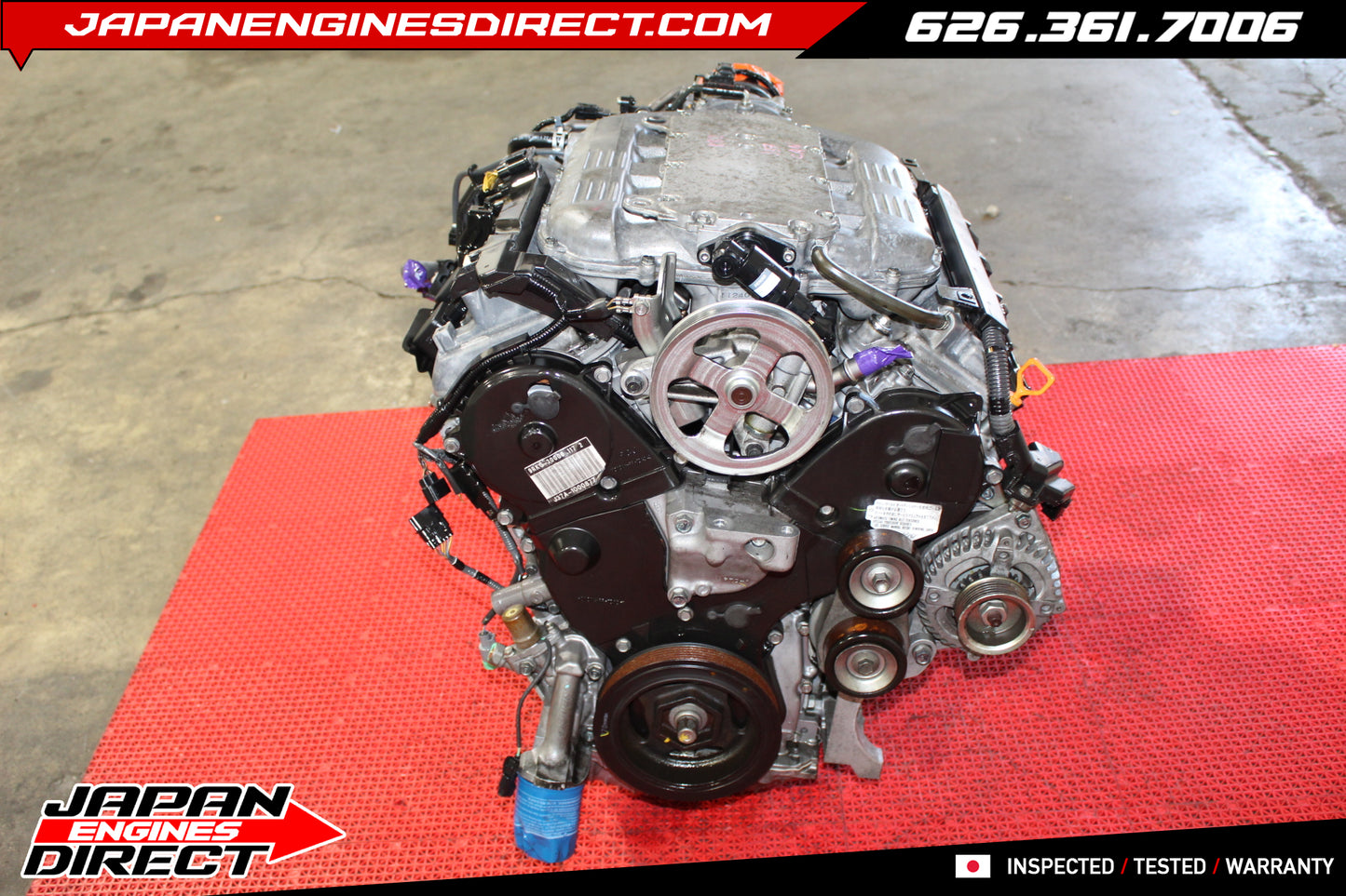 JDM 2009-2012 Acura RL 3.7L SOHC VTEC J37A Long Block Engine – J37A2 Motor Replacement