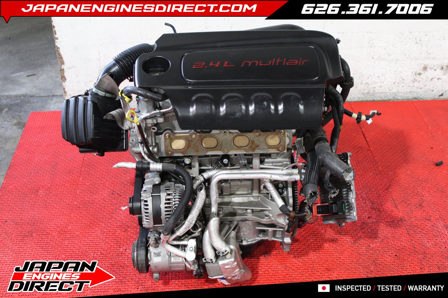 Used Low Mileage 2.4L ED6 Tigershark MultiAir Engine for Jeep Renegade 2014–2018