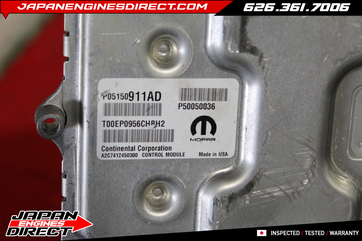 Used Low Mileage 2.4L ED6 Tigershark MultiAir Engine for Jeep Renegade 2014–2018