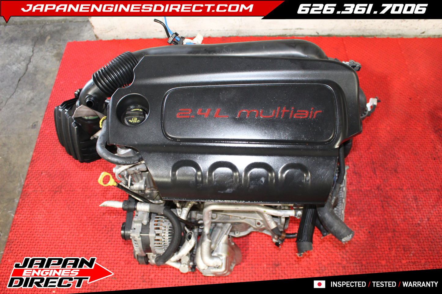 Used Low Mileage 2.4L ED6 Tigershark MultiAir Engine for Jeep Renegade 2014–2018