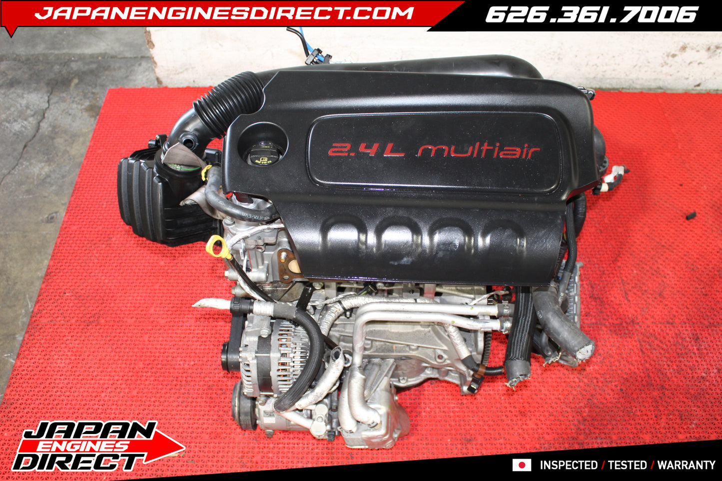 Used Low Mileage 2.4L ED6 Tigershark MultiAir Engine for Jeep Renegade 2014–2018