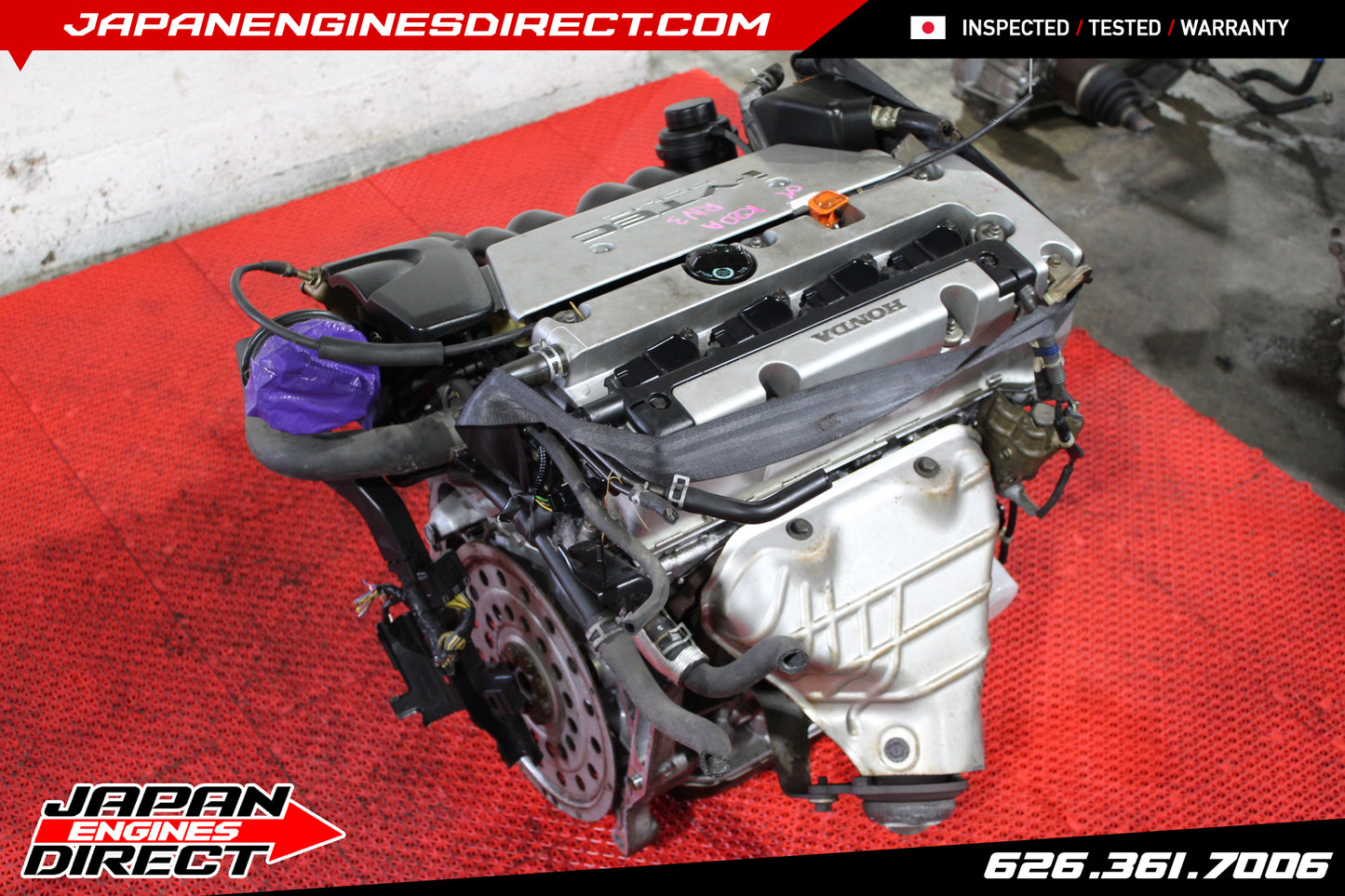 JDM USED K20A MOTOR - ACURA RSX BASE 02-06 | HONDA CIVIC SI 02-06 ENGINE 2.0L K20A3