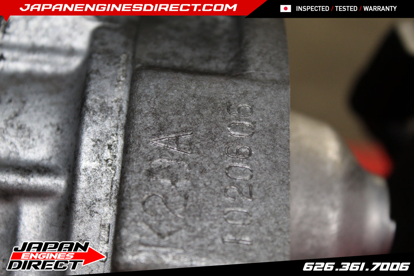 JDM USED K20A MOTOR - ACURA RSX BASE 02-06 | HONDA CIVIC SI 02-06 ENGINE 2.0L K20A3
