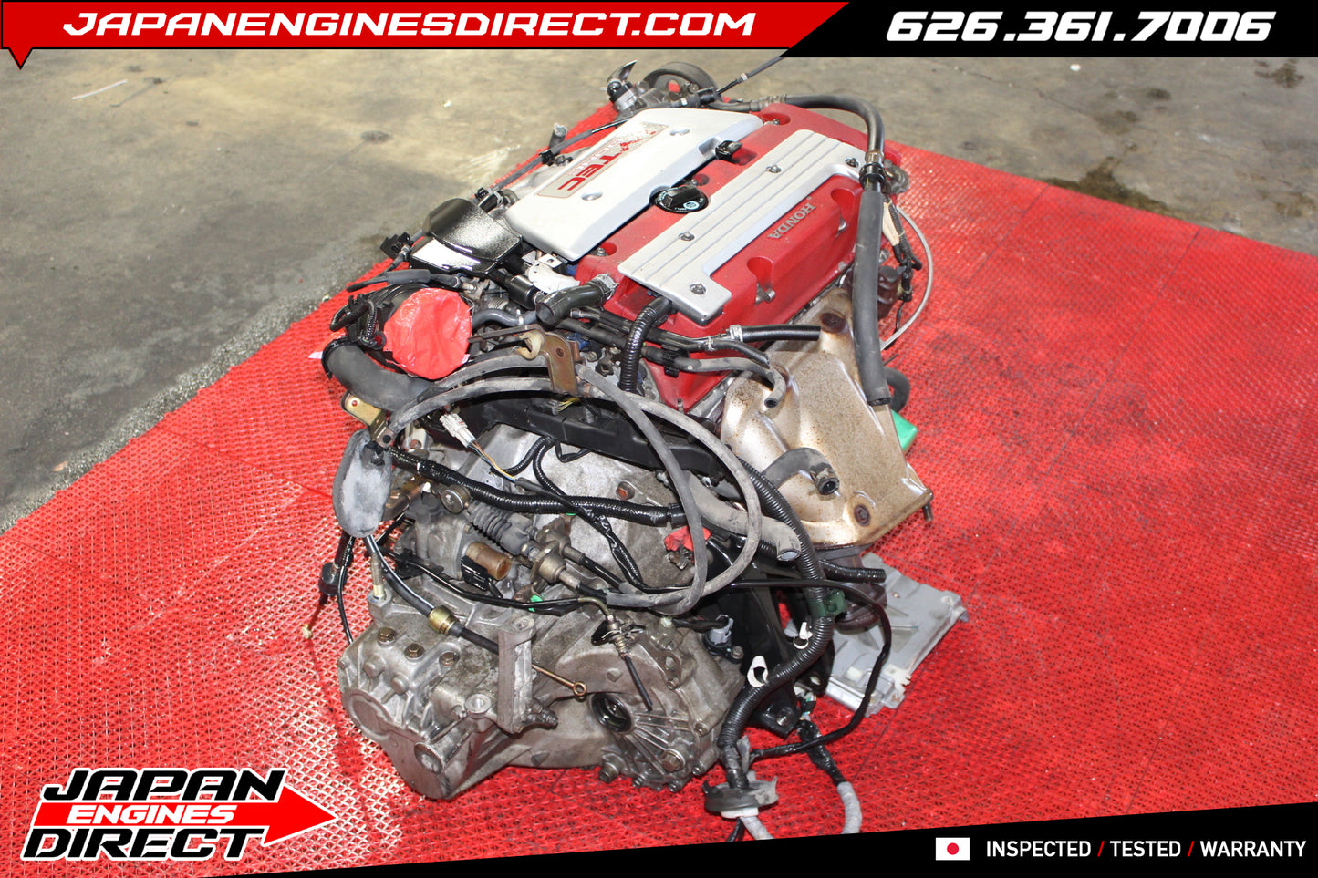 JDM K20A DC5 Type R Engine with 6-Speed LSD Manual Transmission for 2002-2006 Acura RSX Type R K-Series i-VTEC