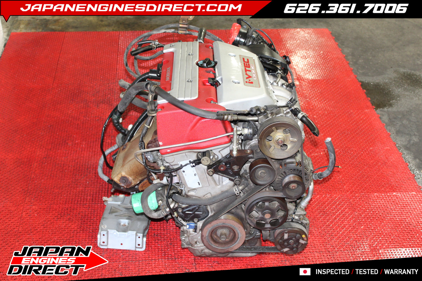JDM K20A DC5 Type R Engine with 6-Speed LSD Manual Transmission for 2002-2006 Acura RSX Type R K-Series i-VTEC