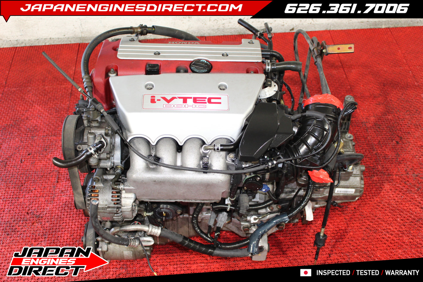 JDM K20A DC5 Type R Engine with 6-Speed LSD Manual Transmission for 2002-2006 Acura RSX Type R K-Series i-VTEC