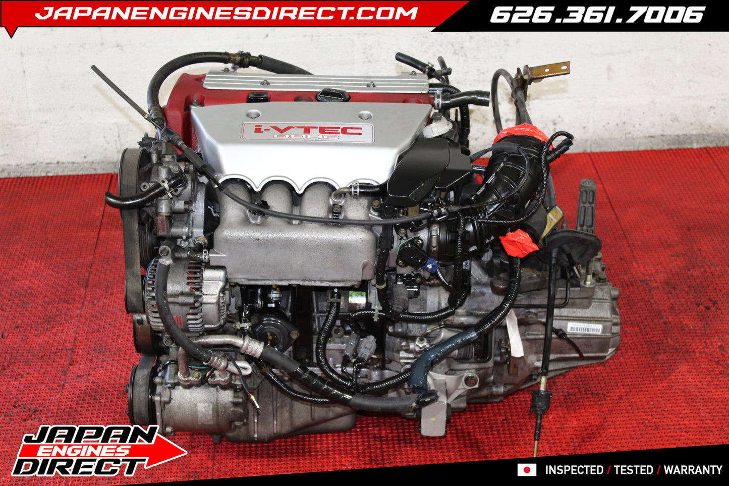 JDM K20A DC5 Type R Engine with 6-Speed LSD Manual Transmission for 2002-2006 Acura RSX Type R K-Series i-VTEC