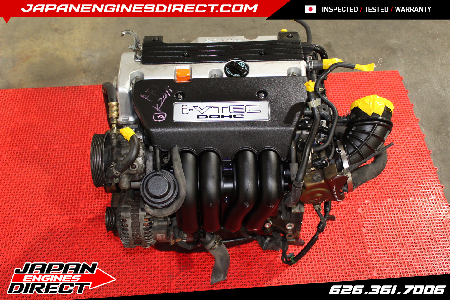 JDM K20A MOTOR - ACURA RSX BASE 02-06 | HONDA CIVIC SI 02-06 ENGINE 2.0L K20A3